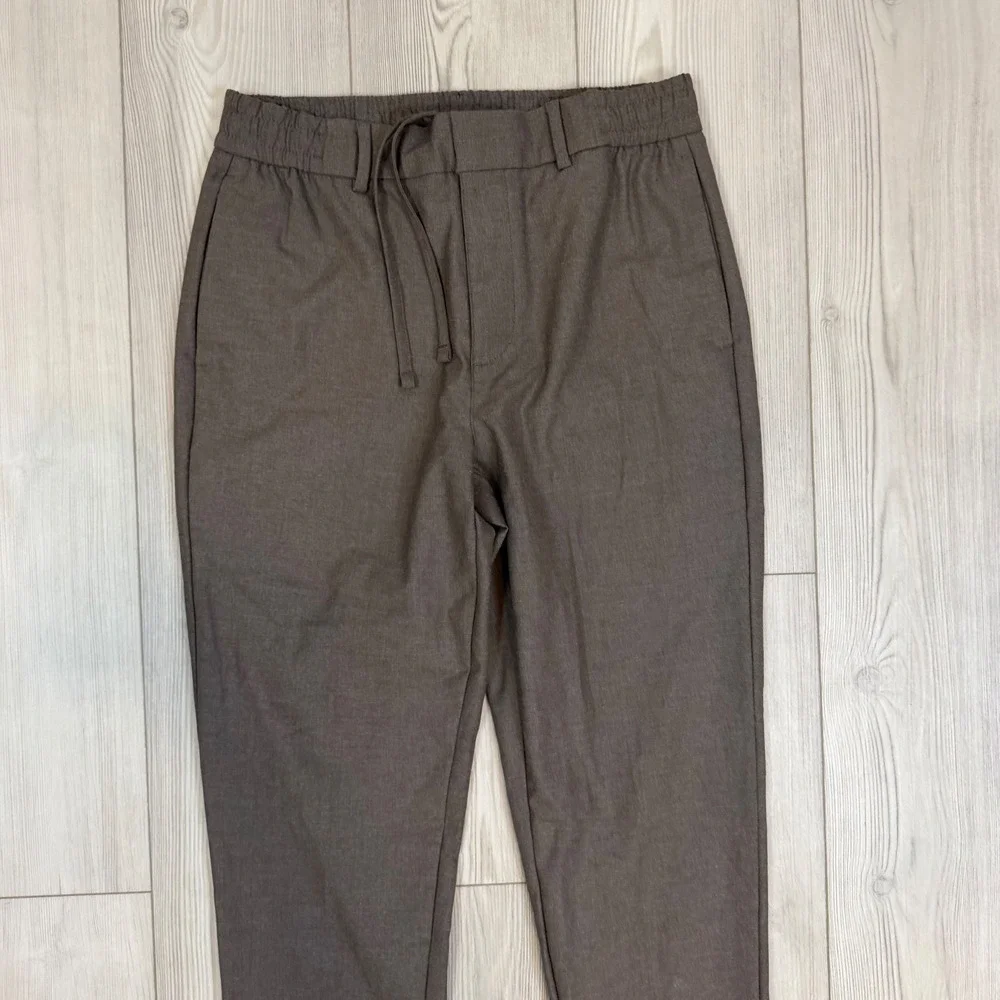 Banana Republic Tapered Fit Herringbone Drawstring Pants 32x26 NWT 876868 READ